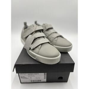 ECCO Soft 8‎ Strap Sneaker Womens Sz 10-10.5 EU 41 Leather Shoes